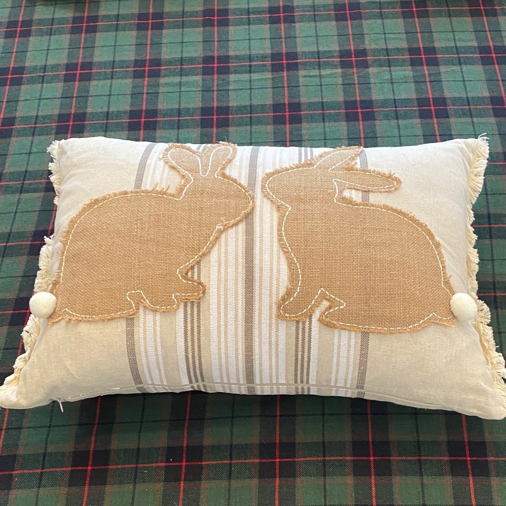 House & Garden Spring Throw Pillow